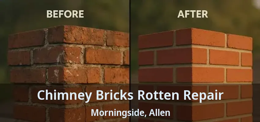 Chimney Bricks Rotten Repair Morningside, Allen - TX