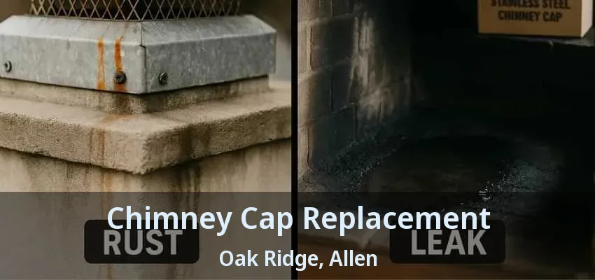 Chimney Cap Replacement Oak Ridge, Allen - TX