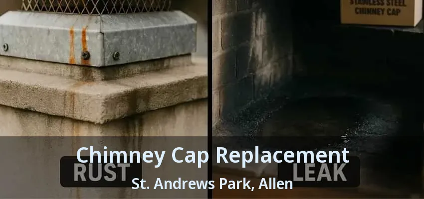 Chimney Cap Replacement St. Andrews Park, Allen - TX