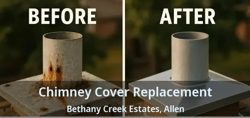 Chimney Cover Replacement Bethany Creek Estates, Allen - TX