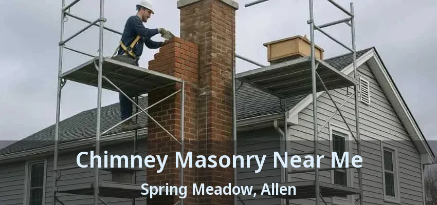 Chimney Masonry Near Me Spring Meadow, Allen - TX