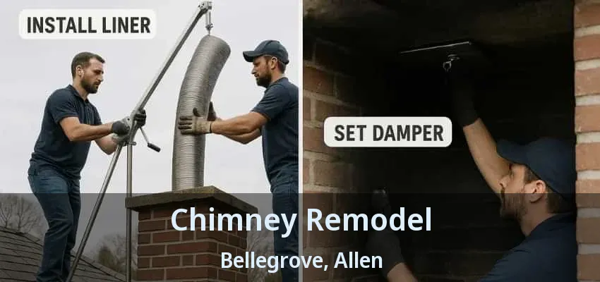 Chimney Remodel Bellegrove, Allen - TX