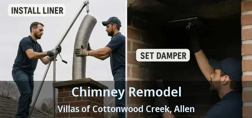 Chimney Remodel Villas of Cottonwood Creek, Allen - TX