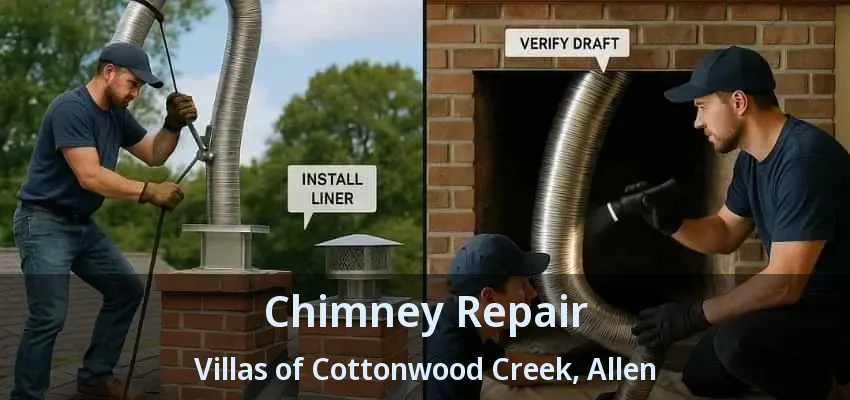 Chimney Repair Villas of Cottonwood Creek, Allen - TX