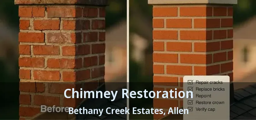 Chimney Restoration Bethany Creek Estates, Allen - TX