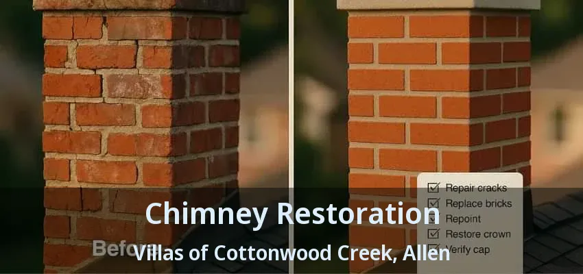 Chimney Restoration Villas of Cottonwood Creek, Allen - TX