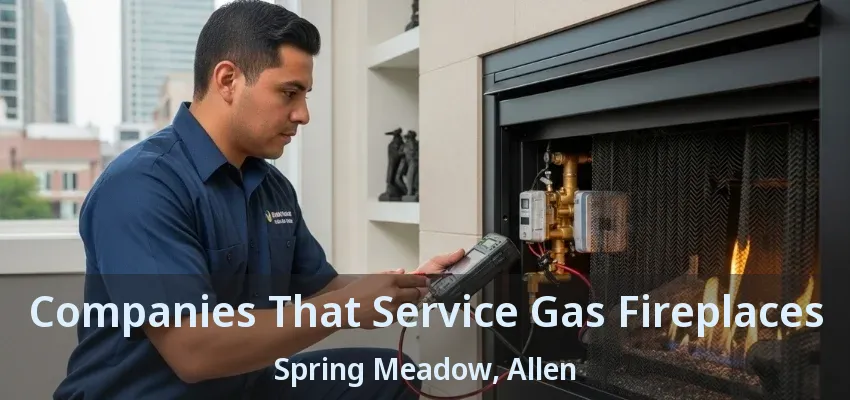 Companies That Service Gas Fireplaces Spring Meadow, Allen - TX