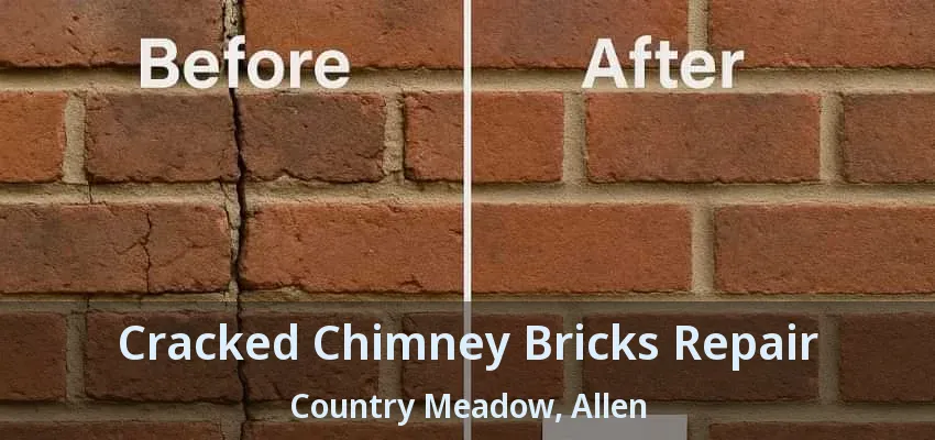 Cracked Chimney Bricks Repair Country Meadow, Allen - TX