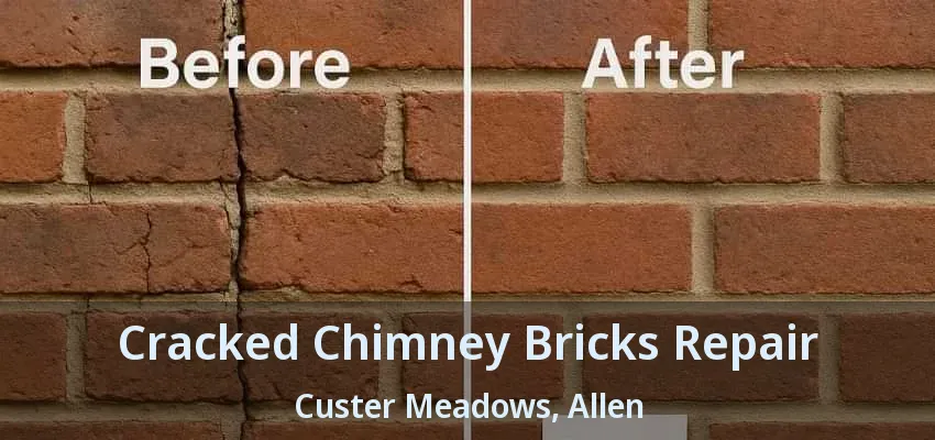 Cracked Chimney Bricks Repair Custer Meadows, Allen - TX