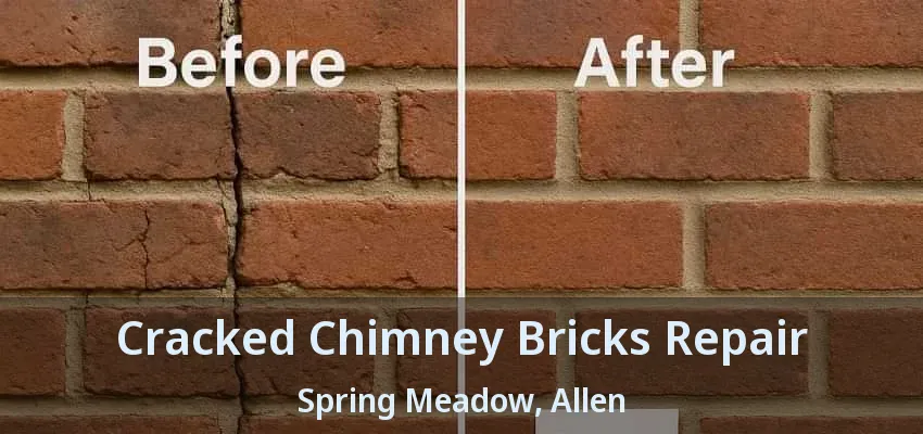 Cracked Chimney Bricks Repair Spring Meadow, Allen - TX
