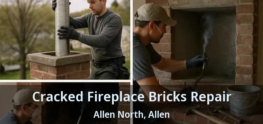 Cracked Fireplace Bricks Repair Allen North, Allen - TX