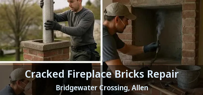 Cracked Fireplace Bricks Repair Bridgewater Crossing, Allen - TX