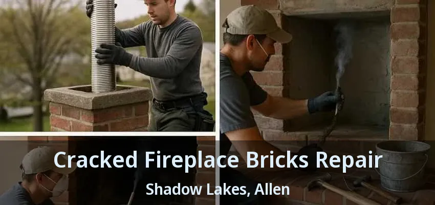 Cracked Fireplace Bricks Repair Shadow Lakes, Allen - TX