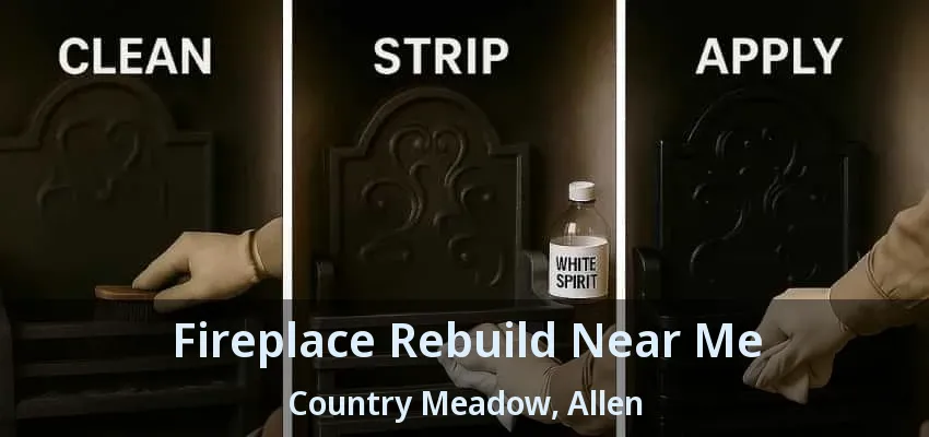 Fireplace Rebuild Near Me Country Meadow, Allen - TX