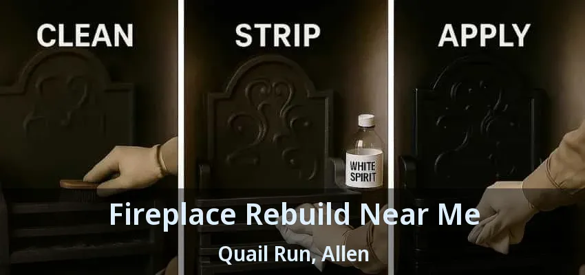Fireplace Rebuild Near Me Quail Run, Allen - TX
