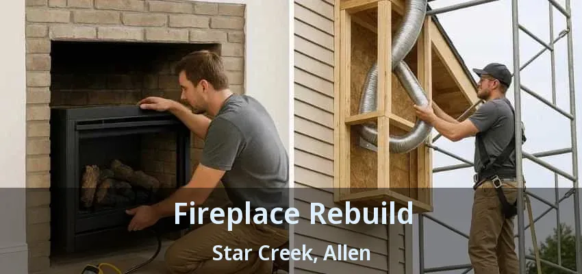 Fireplace Rebuild Star Creek, Allen - TX
