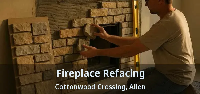 Fireplace Refacing Cottonwood Crossing, Allen - TX