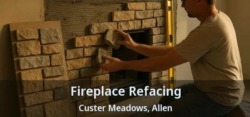 Fireplace Refacing Custer Meadows, Allen - TX