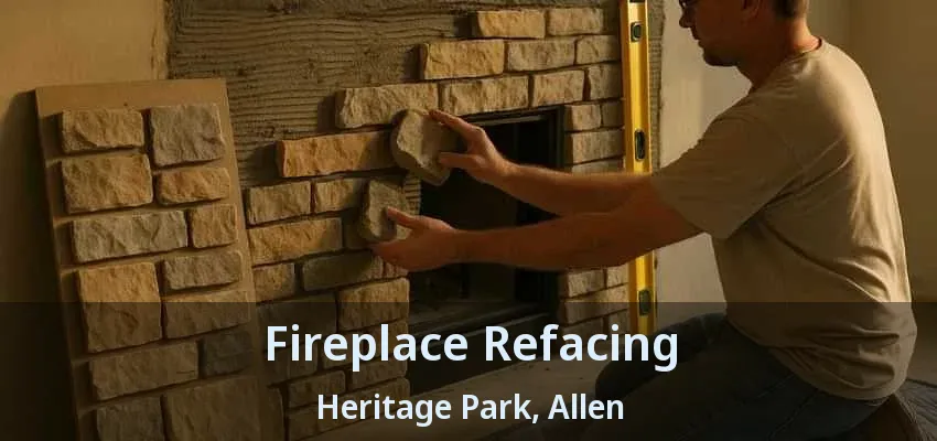 Fireplace Refacing Heritage Park, Allen - TX
