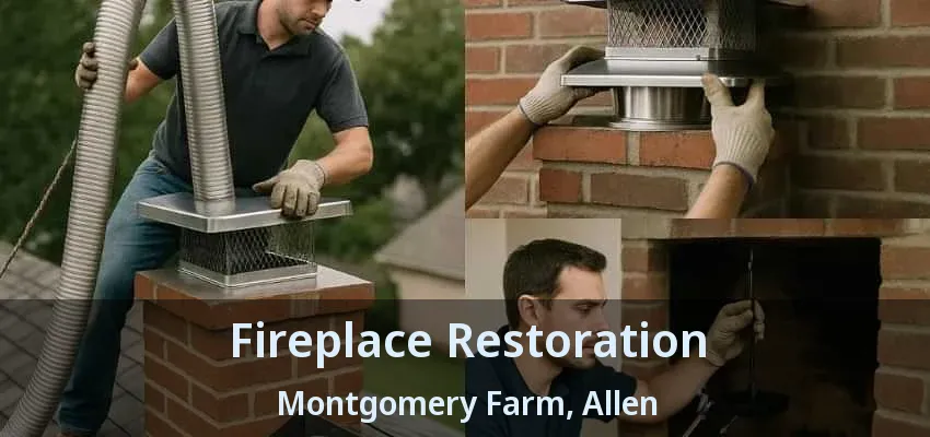 Fireplace Restoration Montgomery Farm, Allen - TX