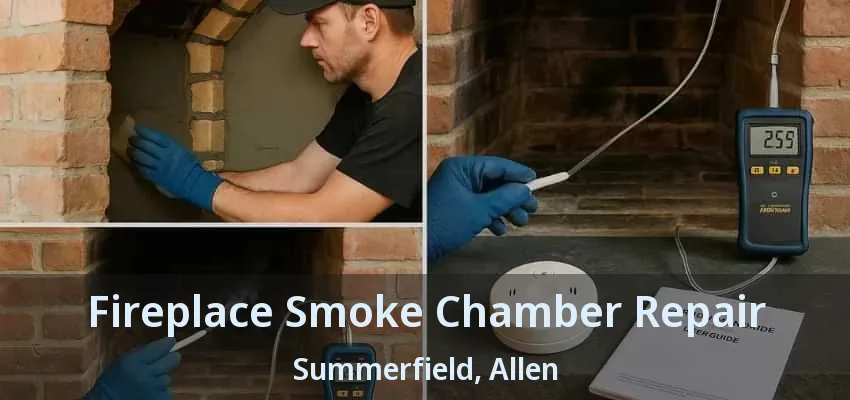 Fireplace Smoke Chamber Repair Summerfield, Allen - TX