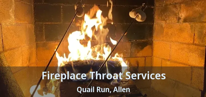 Fireplace Throat Services Quail Run, Allen - TX