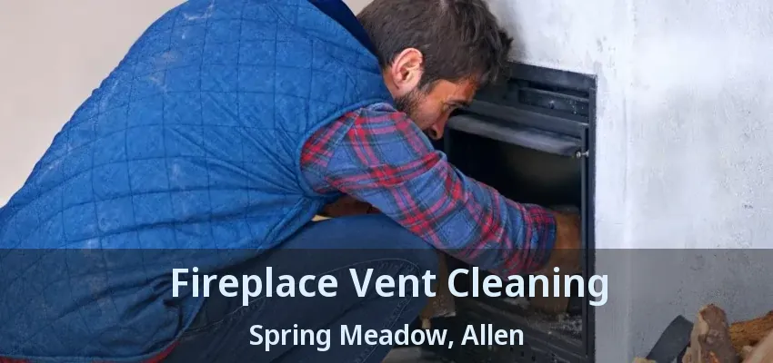 Fireplace Vent Cleaning Spring Meadow, Allen - TX