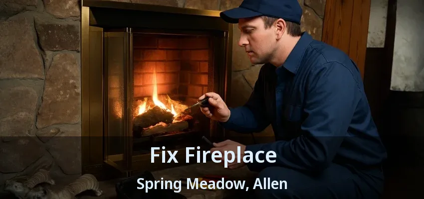 Fix Fireplace Spring Meadow, Allen - TX