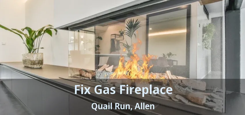 Fix Gas Fireplace Quail Run, Allen - TX