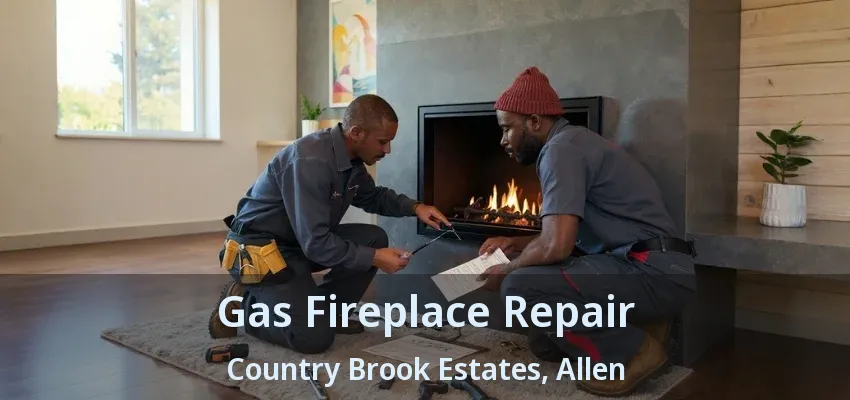Gas Fireplace Repair Country Brook Estates, Allen - TX