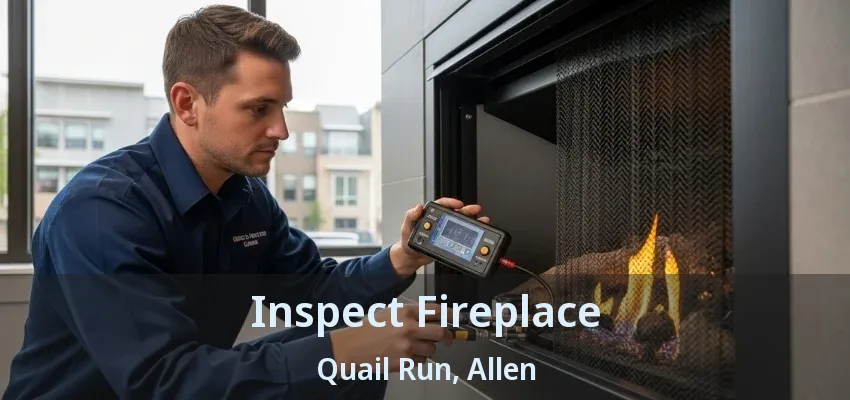 Inspect Fireplace Quail Run, Allen - TX
