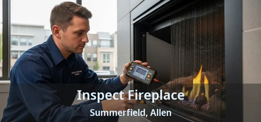 Inspect Fireplace Summerfield, Allen - TX
