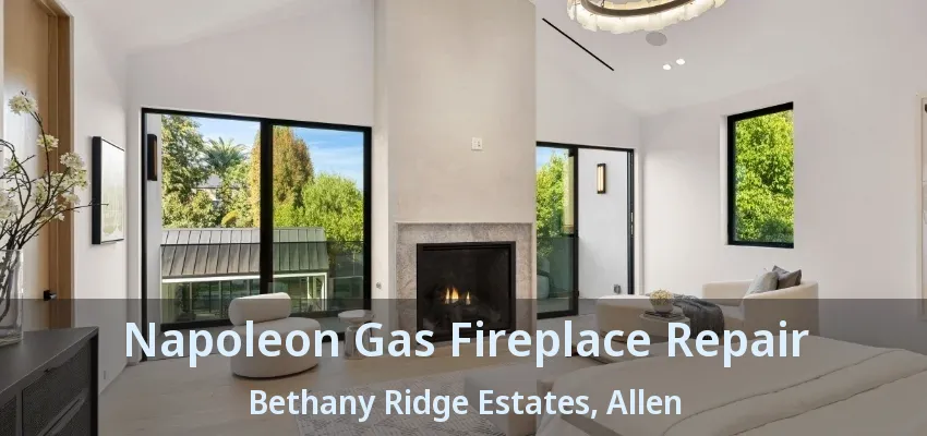 Napoleon Gas Fireplace Repair Bethany Ridge Estates, Allen - TX