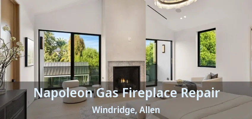 Napoleon Gas Fireplace Repair Windridge, Allen - TX