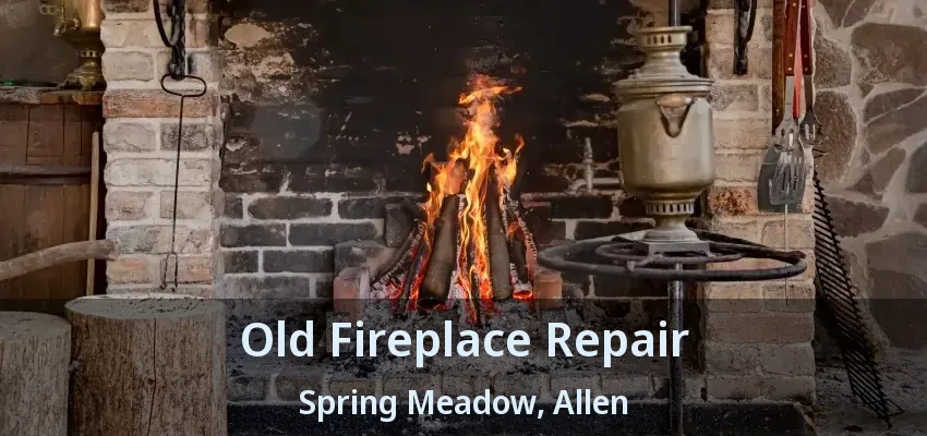 Old Fireplace Repair Spring Meadow, Allen - TX
