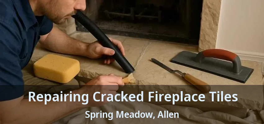 Repairing Cracked Fireplace Tiles Spring Meadow, Allen - TX