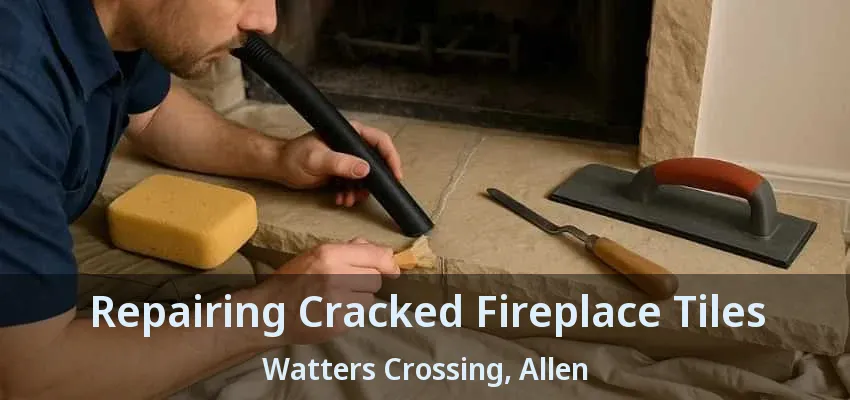 Repairing Cracked Fireplace Tiles Watters Crossing, Allen - TX