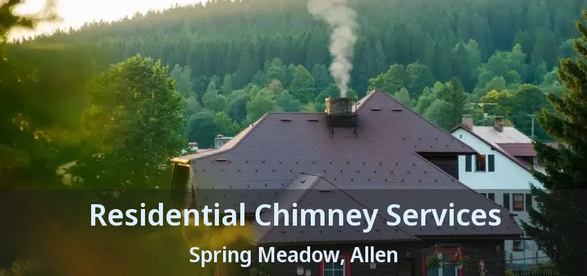 Residential Chimney Services Spring Meadow, Allen - TX