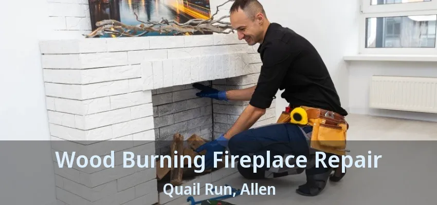 Wood Burning Fireplace Repair Quail Run, Allen - TX