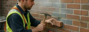 Cracked Chimney Bricks Repair Ansley Meadows, Allen