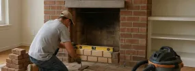 Fireplace Rebuild Country Brook Estates, Allen