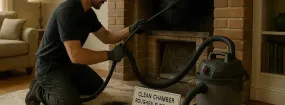 Fireplace Smoke Chamber Repair Allen North, Allen