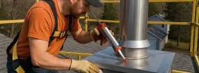 Prefab Chimney Installation Cottonwood Crossing, Allen